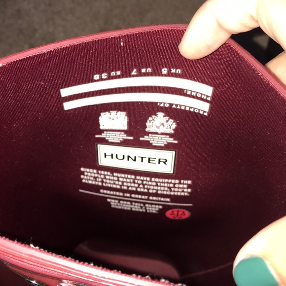 HUNTER RAIN BOOTS WITH SOCKS - Picture 2 of 4